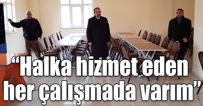 Yasin Aşkın Yıldırım: “Halka hizmet eden her çalışmada varım”