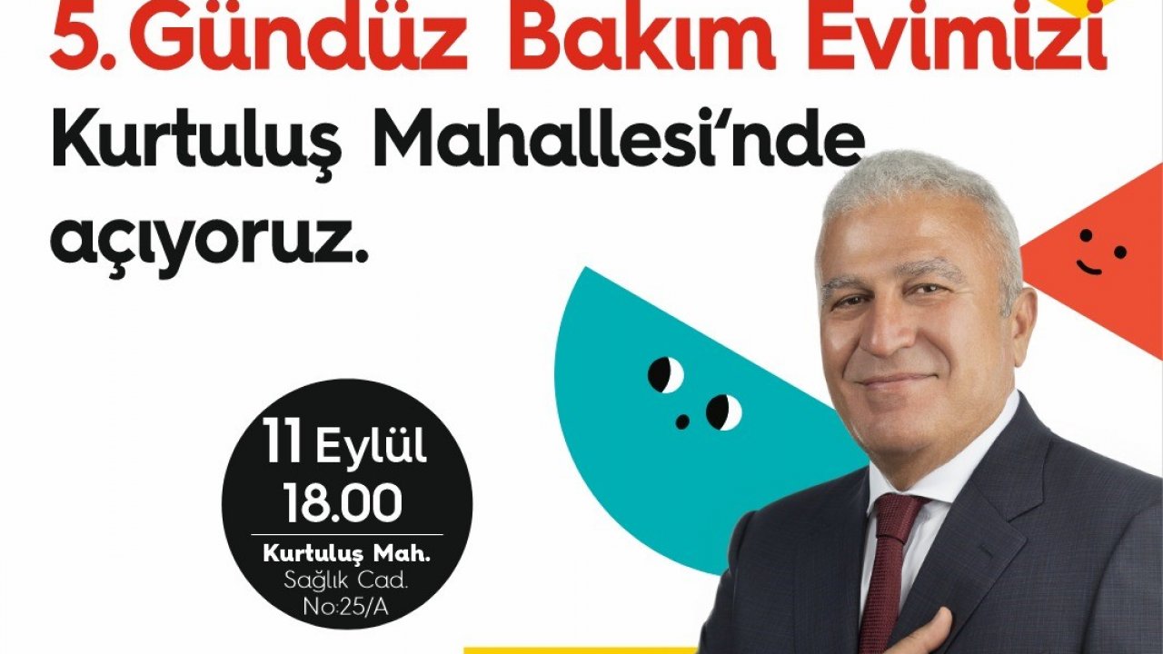 Efeler’de 5’inci Gündüz Bakımevi açılıyor