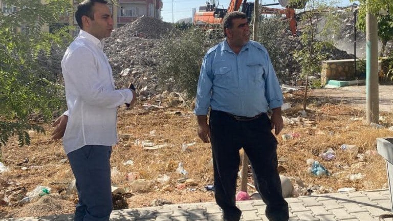 Kaymakam Partal, bina yıkımlarını yerinde inceledi