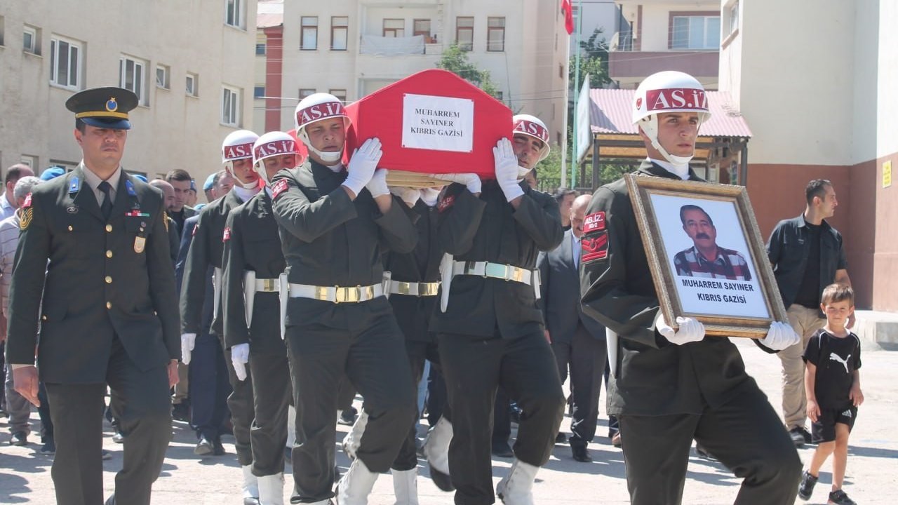 Kıbrıs Gazisi Sayıner son yolculuğuna uğurlandı