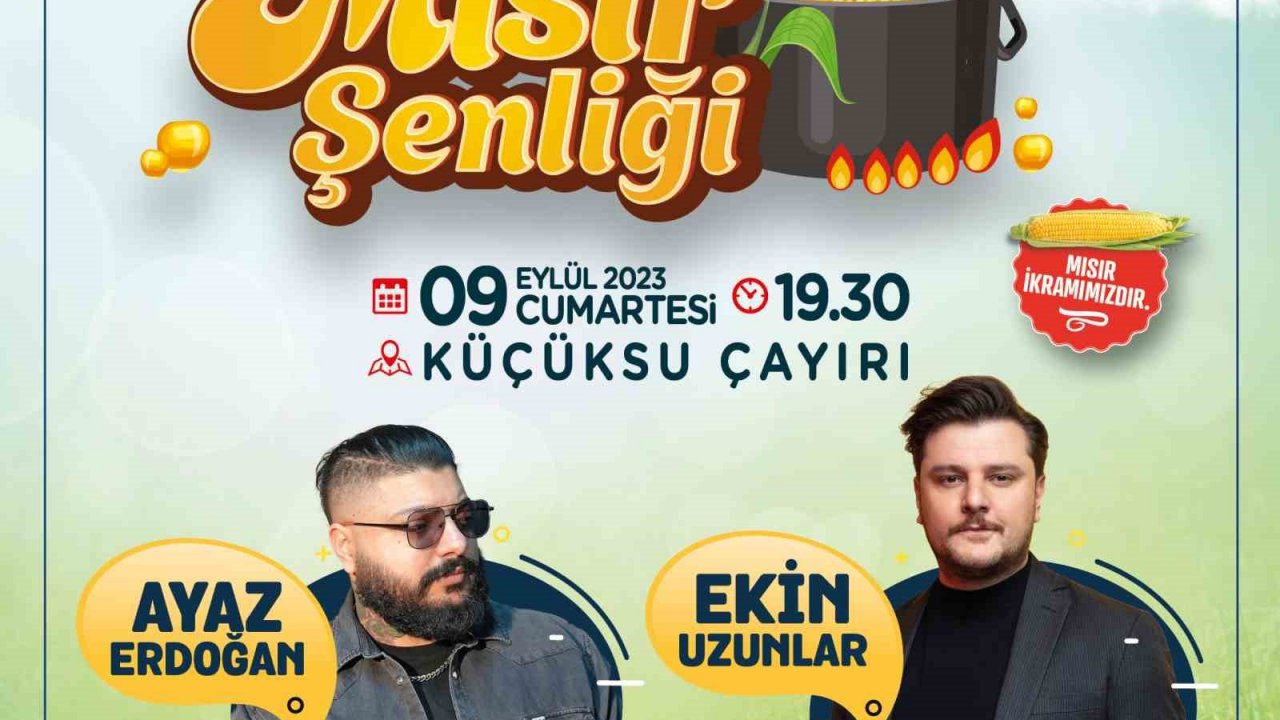 “Beykoz Mısır Şenliği”nde nostalji, lezzet ve eğlence bir araya gelecek
