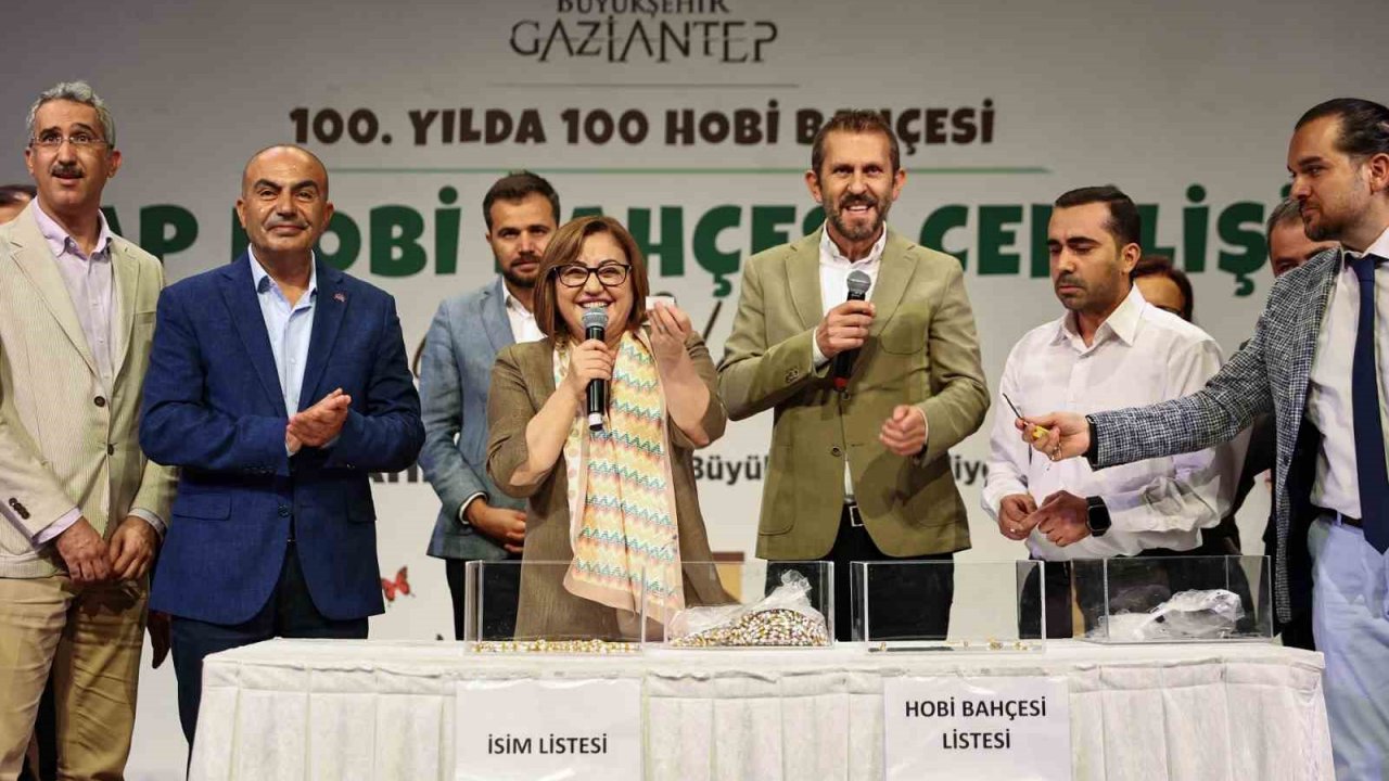 5. Etap hobi bahçeleri için kura çekimi yapıldı