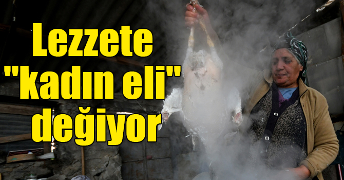 Kış sofralarının vazgeçilmez lezzetine "kadın eli" değiyor