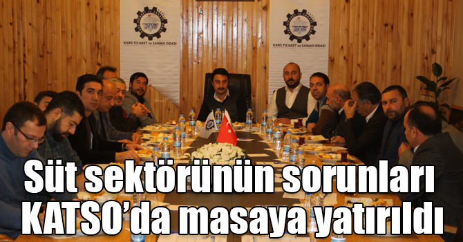 Süt sektörünün sorunları KATSO’da masaya yatırıldı