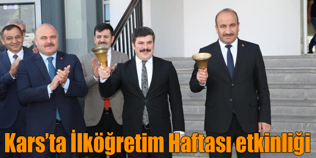 Kars’ta İlköğretim Haftası etkinliği