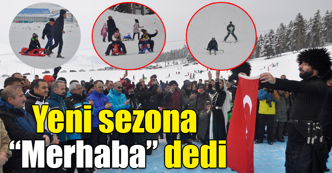 Sarıkamış Kayak Merkezi yeni sezona “Merhaba” dedi