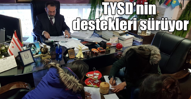 TYSD’nin öğrencilere destekleri sürüyor