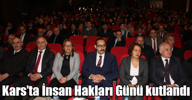 Kars’ta İnsan Hakları Günü kutlandı