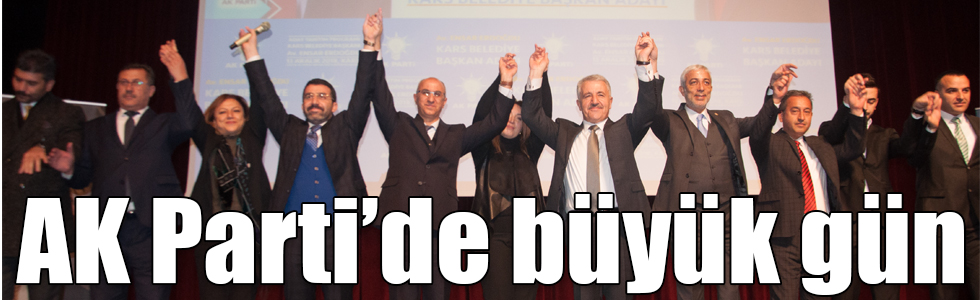 Kars AK Parti’de büyük gün, aday tanıtım toplantısı yapıldı