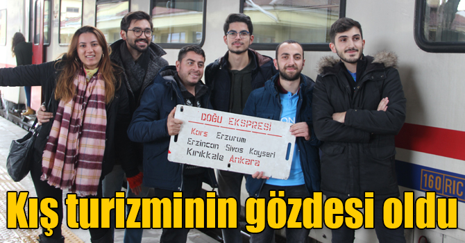 Doğu Ekspresi kış turizminin gözdesi oldu