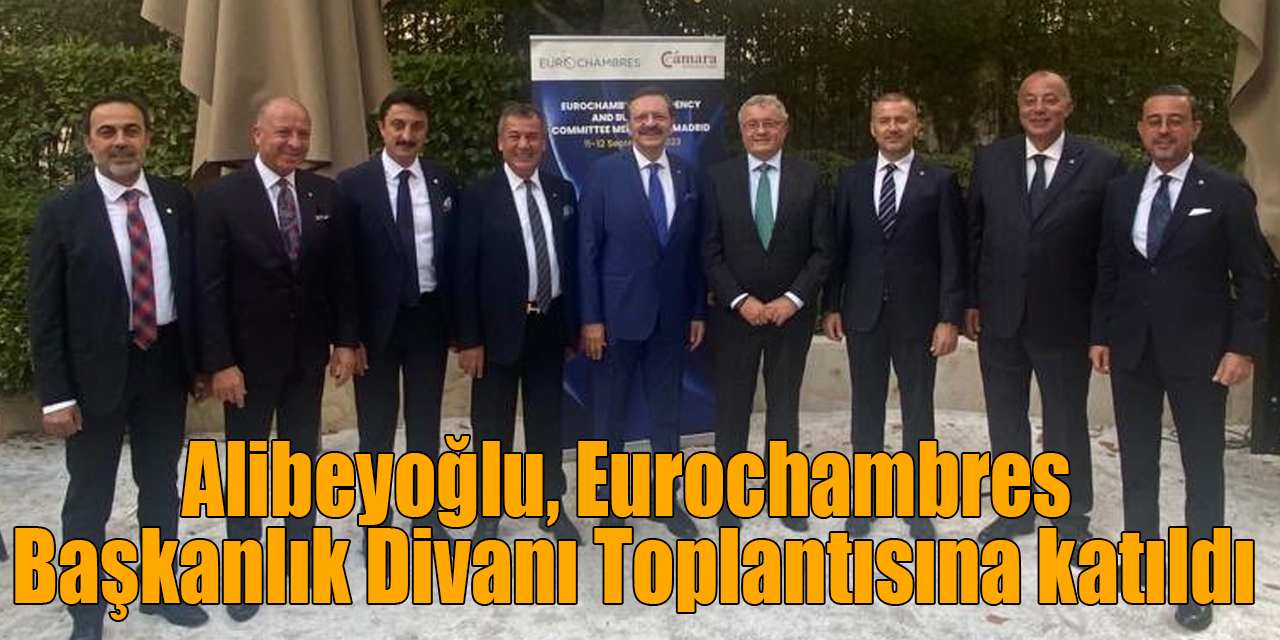 Alibeyoğlu, Eurochambres Başkanlık Divanı Toplantısına katıldı