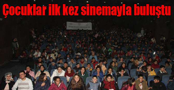 "Köyde öğrenim gören çocuklarla sinemada buluşuyoruz" projesi