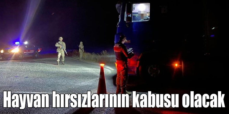 Kars’ta jandarma hayvan hırsızlarının kabusu olacak