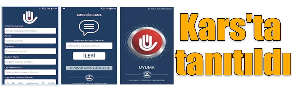 Kars'ta UYUMA tanıtım toplantısı yapıldı