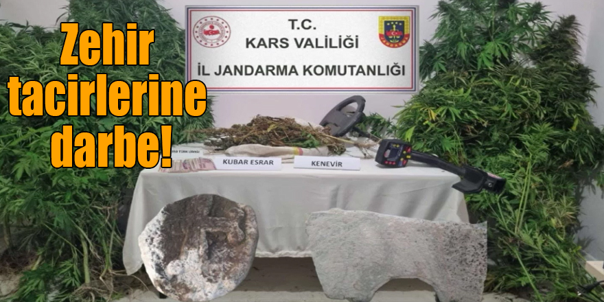 Jandarmadan zehir tacirlerine darbe!