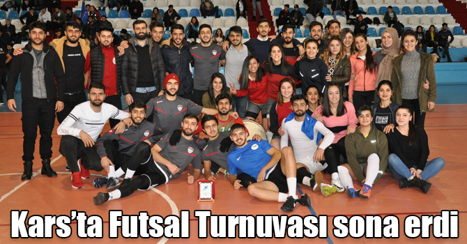 Kars’ta Futsal Turnuvası sona erdi