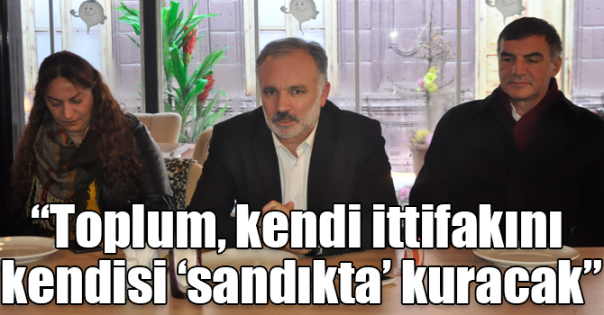 Ayhan Bilgen: “Toplum, kendi ittifakını kendisi ‘sandıkta’ kuracak”