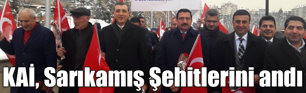 KAİ, Sarıkamış Şehitlerini andı