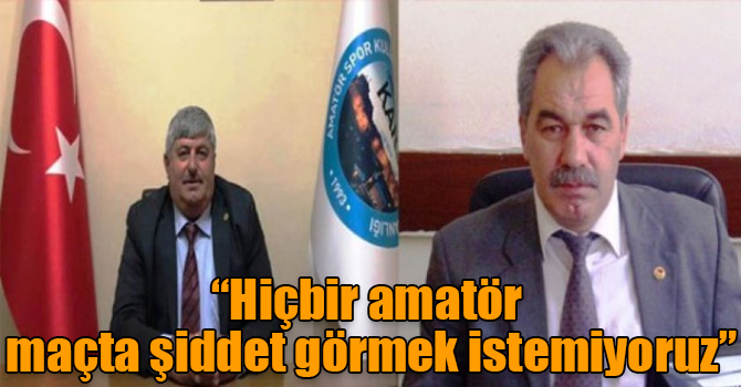 Taş ve Akıl: “Hiçbir amatör maçta şiddet görmek istemiyoruz”