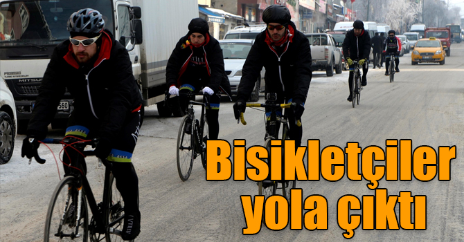 Bisikletçiler Sarıkamış şehitleri için 5 gündür pedal çeviriyor
