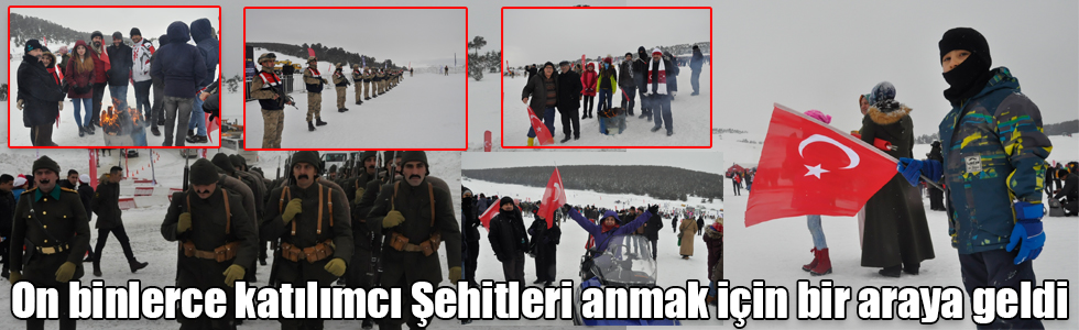 On binlerce katılımcı Şehitleri anmak için Sarıkamış’ta bir araya geldi