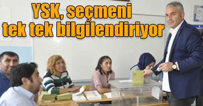 YSK, Kars’ta da seçmeni tek tek bilgilendiriyor