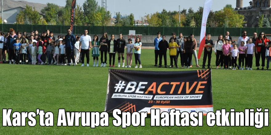 Kars’ta Avrupa Spor Haftası etkinliği