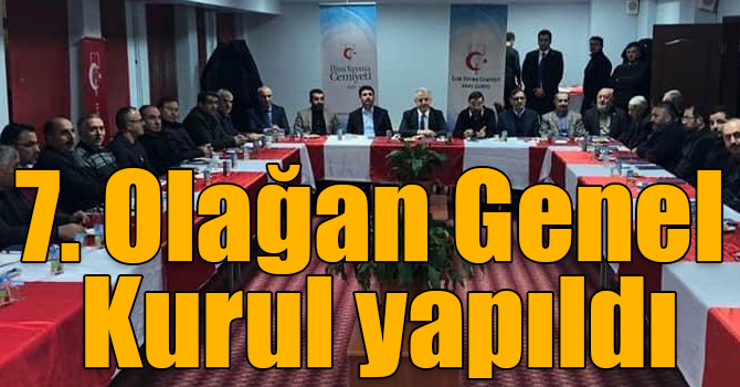 İlim Yayma Cemiyeti Kars Şubesi 7. Olağan Genel Kurulunu yaptı