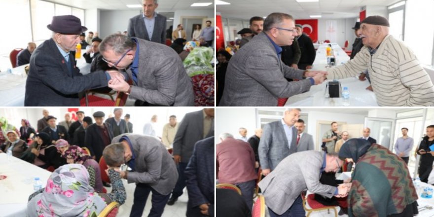 Vali Ziya Polat’tan yaşlılara ziyaret