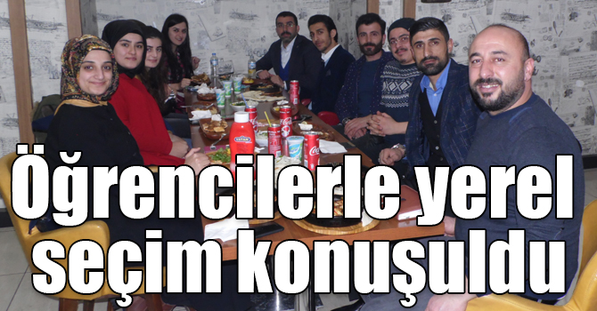 AK Parti Kars İl Başkanı Adem Çalkın öğrencilerle buluştu