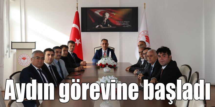 Kars Tarım İl Müdürü Enver Aydın görevine başladı