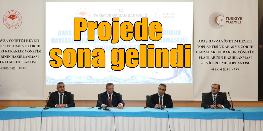 “Aras ve Çoruh Havzaları Kuraklık Yönetim Planı ve Su Tahsis Planı Hazırlanması Projesi”nde sona gelindi