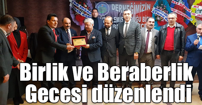 Sarıkamış Armutlu Köyü Derneği, Birlik ve Beraberlik Gecesi düzenledi