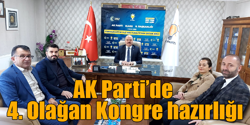 AK Parti’de 4. Olağan Kongre hazırlığı