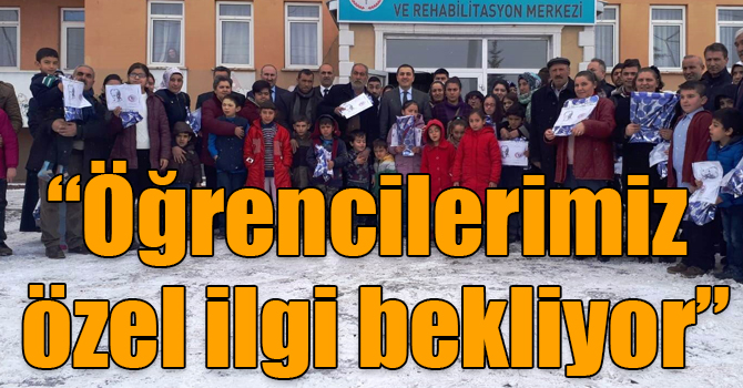 Kars Valisi Türker Öksüz: “Rehabilitasyona ihtiyacı olan öğrencilerimiz özel ilgi bekliyor”