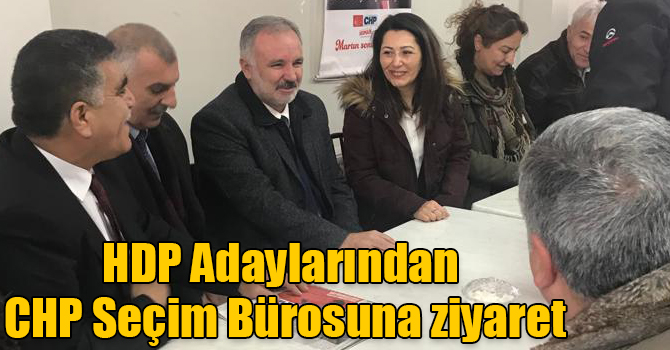 HDP Adaylarından CHP Seçim Bürosuna ziyaret