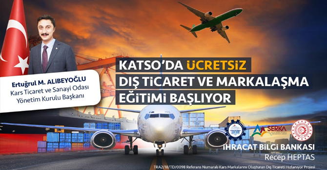 KATSO’da ücretsiz dış ticaret ve markalaşma eğitimi başlıyor