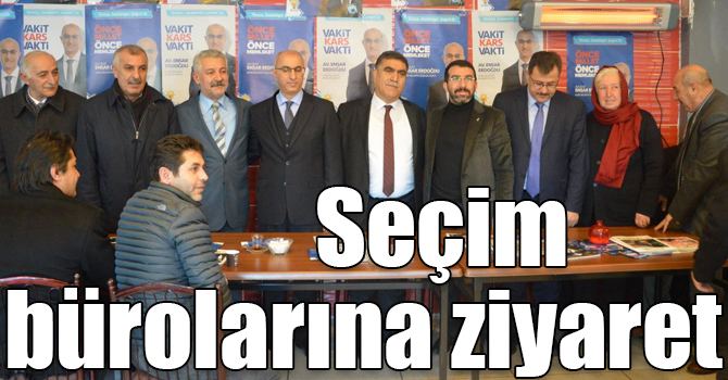 CHP heyetinden seçim bürolarına ziyaret