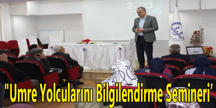 Kars'ta "Umre Yolcularını Bilgilendirme Semineri” düzenlendi.