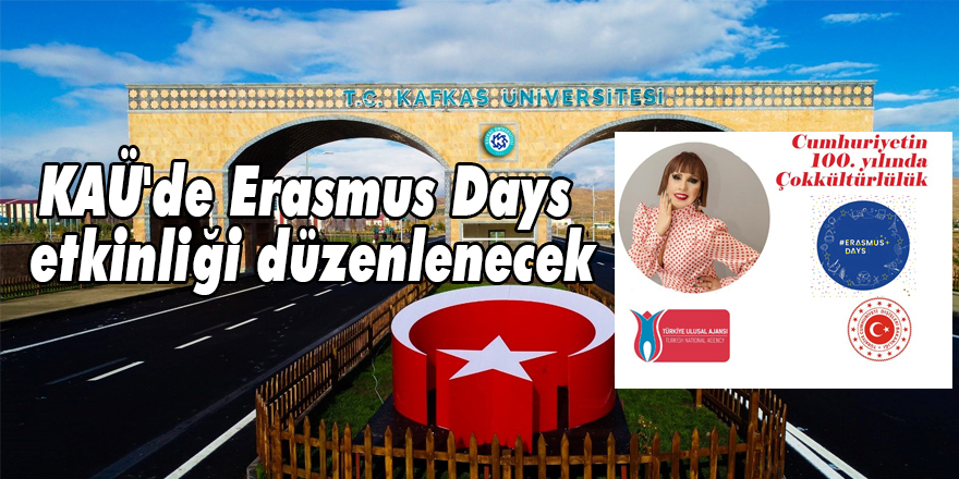 KAÜ'de Erasmus Days etkinliği düzenlenecek