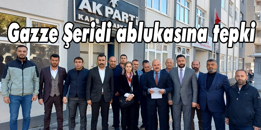 AK Parti’den Gazze Şeridi ablukasına tepki