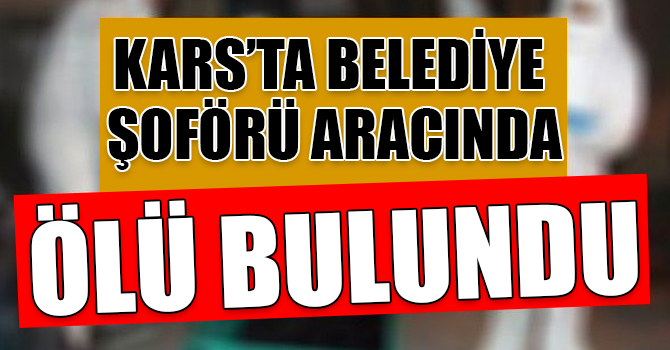 Kars'ta bir kişi aracında ölü bulundu