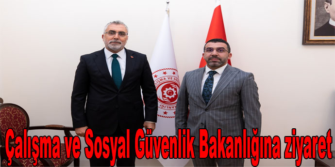 Milletvekili Adem Çalkın, Bakan Vedat Işıkhan ile görüştü