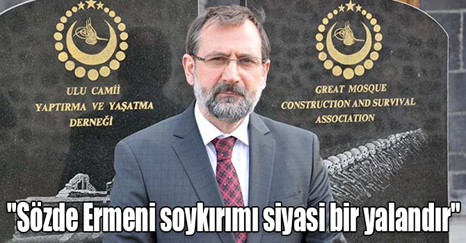 Yıldırım: "Sözde Ermeni soykırımı siyasi bir yalandır"