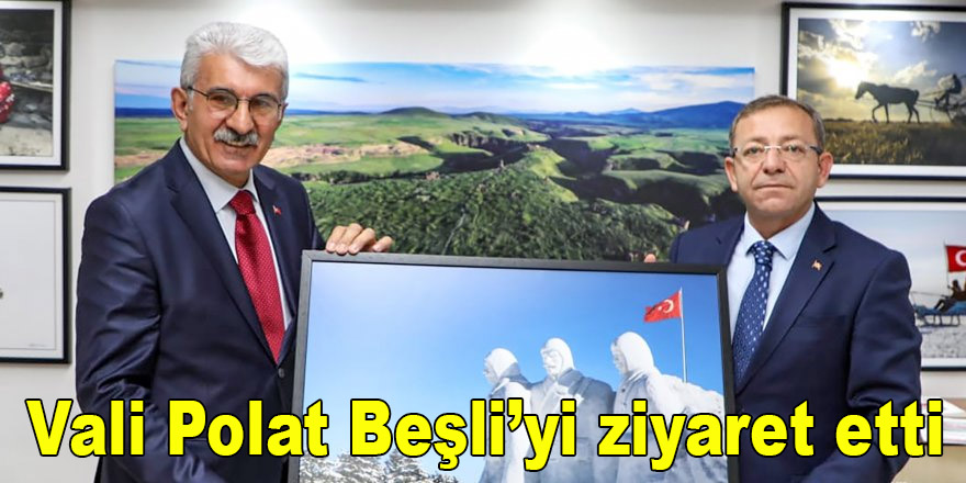 Vali Ziya Polat, Fotoğraf Sanatçısı Özgen Beşli'yi Ziyaret Etti