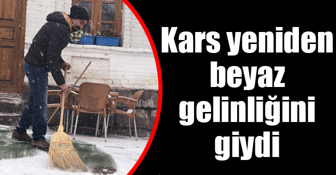 Kars yeniden beyaz gelinliğini giydi