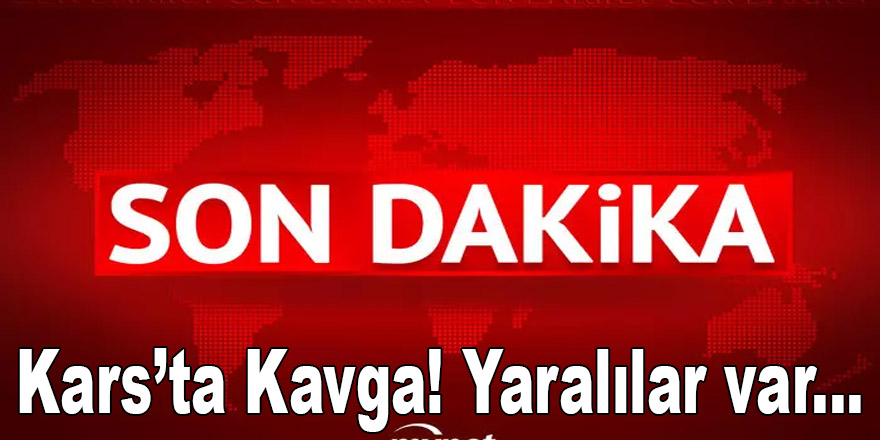 Kars’ta bıçaklı kavga: 7 yaralı