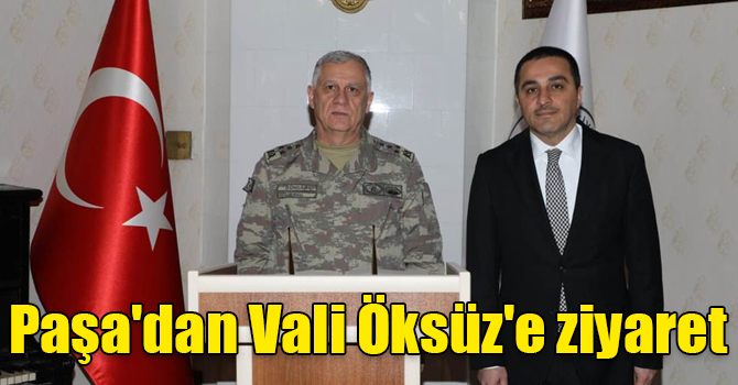 Paşa'dan Vali Öksüz'e ziyaret