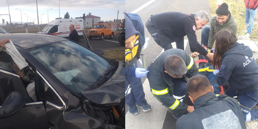 Kars’ta trafik kazası: 7 yaralı