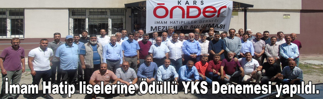 İmam Hatip liselerine Ödüllü YKS Denemesi yapıldı.